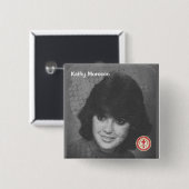 Kathy Marokko Vierkante Button 5,1 Cm (Voorkant /achterkant)