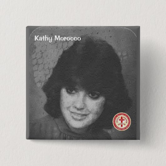 Kathy Marokko Vierkante Button 5,1 Cm (Voorkant)