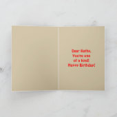 Kathy Shoes Happy Birthday Kaart (Binnen)