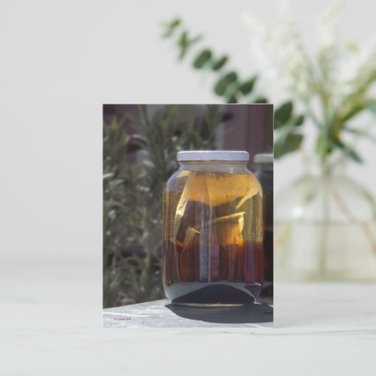 Kathy's Kosmic Kowgirl Tea Briefkaart (Staand voorkant)