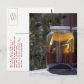 Kathy's Kosmic Kowgirl Tea Briefkaart (Voorkant / Achterkant)