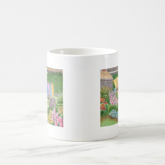 Kathy's wasgoed op Monhegan is Maine Mok (Center)