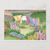 Kathy's wasgoed op Monhegan is mijn Briefkaart (Voorkant)