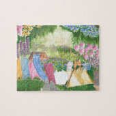 Kathy's wasgoed op Monhegan Island Maine Puzzle Legpuzzel (Horizontaal)