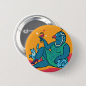 Katie Birdsona Pin Ronde Button 5,7 Cm (Voorkant /achterkant)