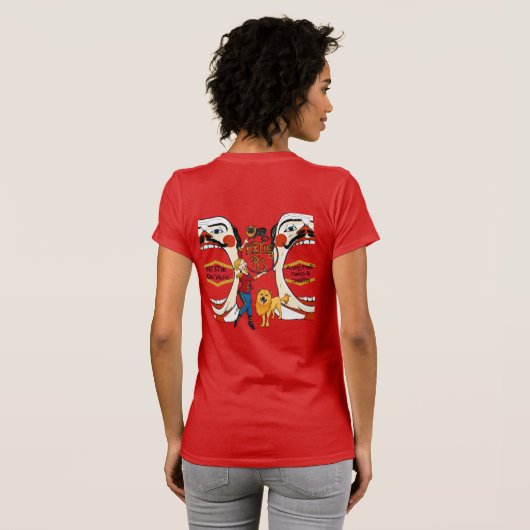 Katie B's Fun-Show, front- en backdesign T-shirt (Achterkant volledig)