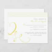 Katie C-respons RSVP Kaartje (Voorkant / Achterkant)