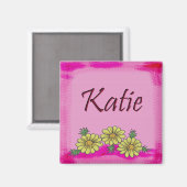 Katie Daisy Mok Magneet (Voorkant / Achterkant)
