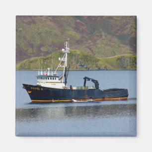 Katie K, Crab Boat in de Nederlandse haven, Alaska Magneet