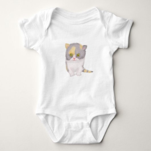 Katie kitten baby bodysuit (Voorkant)