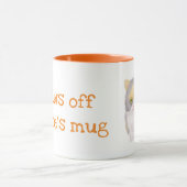 Katie kitten schattige gepersonaliseerde mug mok (Midden)