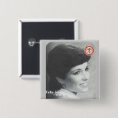 Katie Loney Vierkante Button 5,1 Cm (Voorkant /achterkant)