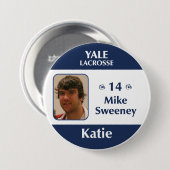 Katie - Mike Sweeney Ronde Button 7,6 Cm (Voorkant /achterkant)