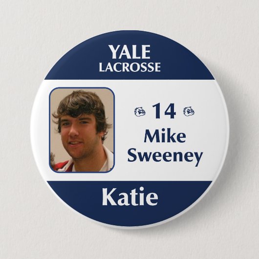 Katie - Mike Sweeney Ronde Button 7,6 Cm (Voorkant)