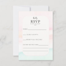 Katie - Pastel aquarel bruiloft