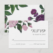 Katie & PJ RSVP Kaartje (Voorkant / Achterkant)