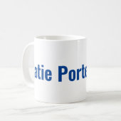 Katie Porter voor President 2024 Koffiemok (Voorkant links)