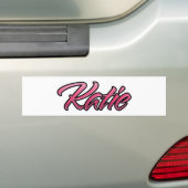Katie rode roze Aufkleber Sticker (Op auto)