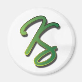 Katie Stodder - Ronde Magneet (wit)