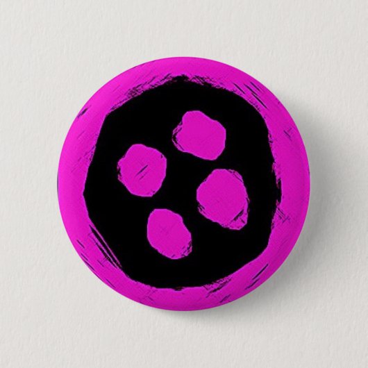 Katieboetsmeisje Ronde Button 5,7 Cm (Voorkant)