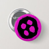 Katieboetsmeisje Ronde Button 5,7 Cm (Voorkant /achterkant)