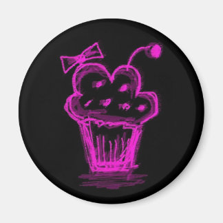 Katieboy magneet cupcake roze