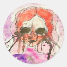 Katie's artwork #2 - Ronde Sticker