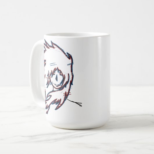 Katie's artwork #5 - Witte Mok (Voorkant links)