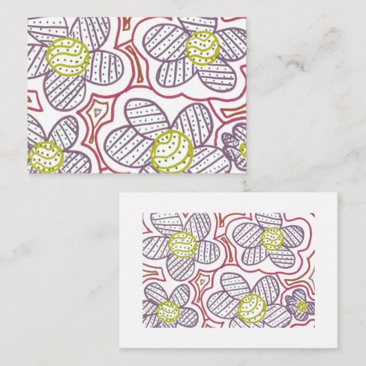 Katie's artwork #8 - Note Kaart Notitiekaartje (Voorkant / Achterkant)