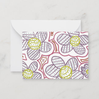 Katie's artwork #8 - Note Kaart Notitiekaartje