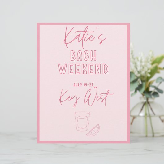 Katie's Bach Weekend Events (Staand voorkant)