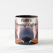 Katie's Morning Cafeïne Gepersonaliseerde  Mok (Midden)