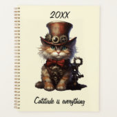 Katitude is alles stoompunk kat planner (Voorkant)