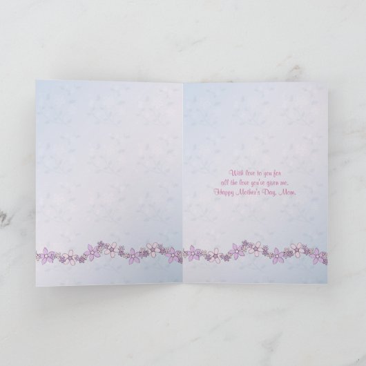 Katje, hart - de Kaart van het Moederdag (Binnen)