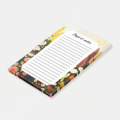  katje in de bloeiende tuinlijke Waterverf Post-it® Notes (Schuin)