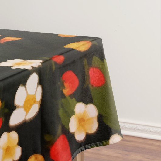  katje in de bloeiende tuinlijke Waterverf Tafelkleed (Voorbeeld)