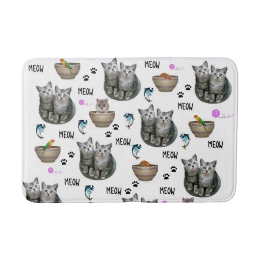 Katje Kat Miauw Badkamer Badmat (Voorkant)