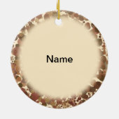 Katje Kat Slapend ornament (Achterkant)