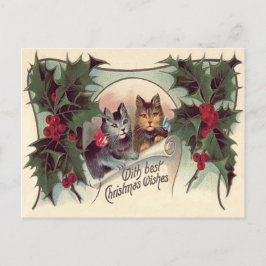 Katje Kerstkat Briefkaart