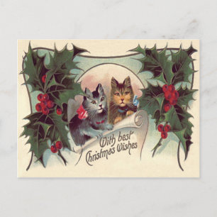 Katje Kerstkat Briefkaart