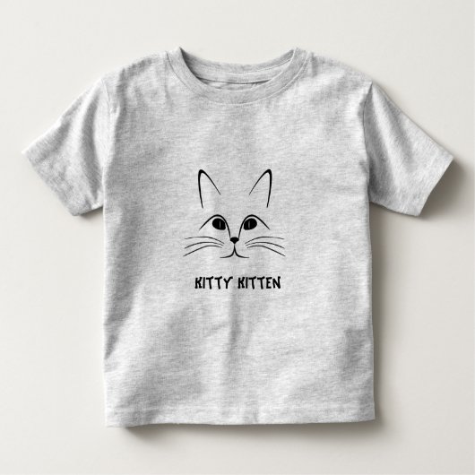 katje poes kinder shirts (Voorkant)