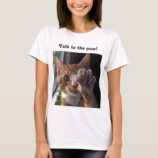katje praat met het T-shirt (Voorkant)