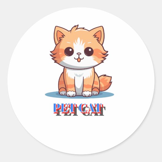 katje ronde sticker (Voorkant)