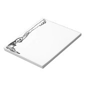 katje, schedel en Notitieblok (Linkerzijde)