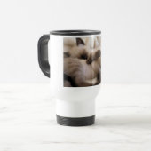 Katje van de Kat van het Huisdier van tweelingen Reisbeker (Voorkant links)