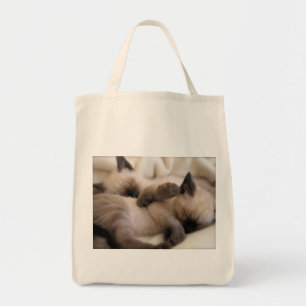 Katje van de Kat van het Huisdier van tweelingen Tote Bag