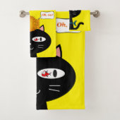 Katje Vis Geel Bad Handdoek Sets (Insitu)