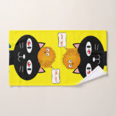 Katje Vis Geel Bad Handdoek Sets (Handdoek)