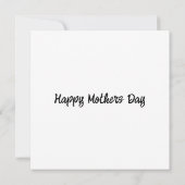 katje zit in een bloempot Moederdag kat Kaart (Achterkant)