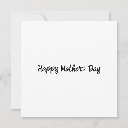 katje zit in een bloempot Moederdag kat Kaart (Achterkant)